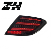 Nouvel ensemble de feux arrière séquentiels LED ABS 12V 50W pour MBenz Classe C W204 (2007-2014) style diamant Maybach modifié