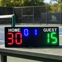 Tableau d'affichage LED portable à commande sans fil, tableau de score numérique pour le tennis