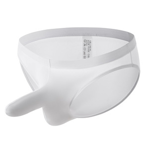 Calzoncillos bóxer clásicos <span class=keywords><strong>de</strong></span> seda helada transpirables <span class=keywords><strong>de</strong></span> secado rápido para hombre <span class=keywords><strong>con</strong></span> diseño <span class=keywords><strong>de</strong></span> <span class=keywords><strong>nariz</strong></span> <span class=keywords><strong>de</strong></span> <span class=keywords><strong>elefante</strong></span>, cintura media, <span class=keywords><strong>con</strong></span> logo y bolsillo separado en la cintura. - Product Image 6