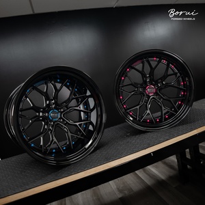 博瑞2件T6061合金车轮5X114.3 5X120深凹<span class=keywords><strong>16</strong></span> 17 18 19 20 21 22 23 24英寸赛车用碳纤维车轮 - Product Image 4