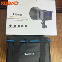 Lampe vidéo Kdbao Sutefoto P230BI & P100RGB & P100BI, éclairage photo pour caméra de streaming en direct avec CCT FX et fonctionnalités APP 2.4G