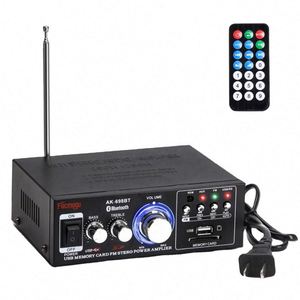 AOSHEN AK-698BT มินิ 250W 2 แชนแนล บาสทูป พร้อมแอมพลิฟายเออร์เสียงสำหรับการแข่งขันในรถยนต์ - Product Image 1