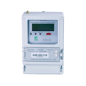 Medidor de energía inteligente inalámbrico monofásico Pantalla LCD Módulos remotos prepagos (GPRS/GSM/WiFi/LoRa WAN) <span class=keywords><strong>Corriente</strong></span> máxima de 80A - Product Image 4