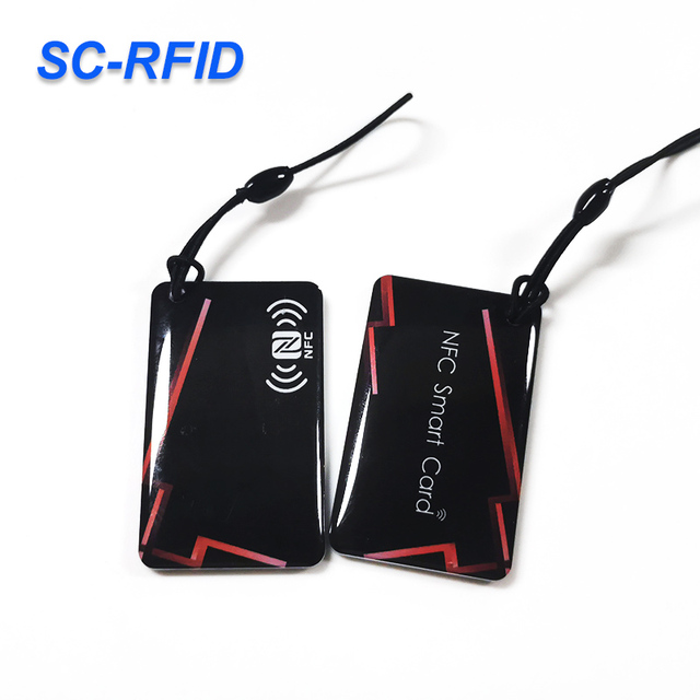 SC-RFID New in Stock Black NFC PVC Card with Printing 1k RFID Chip Waterproof Door Elevator Hotel Access Control System