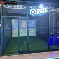 Simulateur de jeu de football interactif avec projection au sol, écran LCD AR, contrôle par application Wi-Fi