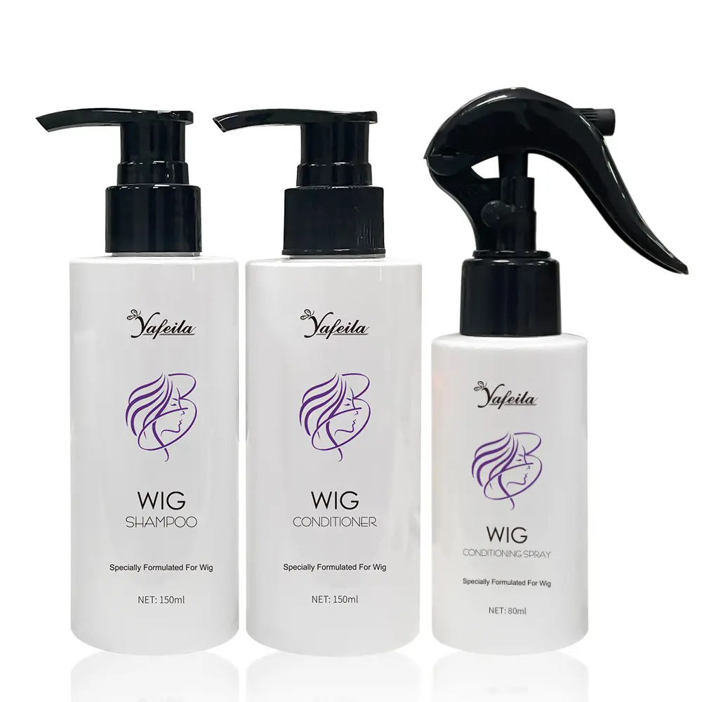 Pruik Shampoo Private Label Synthetische Pruik Care Oplossing Shampoo En Conditioner Voor Synthetische Pruiken, Oem Verwelkomd