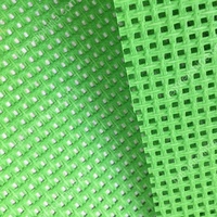 Sac en bâche PVC auto-nettoyant imperméable en rouleau, maille tissée enduite de PVC anti-UV 1000D 500gsm, vert et bleu, personnalisé OEM usine