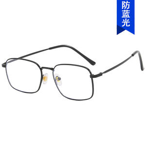 Amor como el campamento <span class=keywords><strong>cuando</strong></span> banquete Wang Hedi con marcos de seda dorada Sven men marco cuadrado retro anti-marea azul - Product Image 4