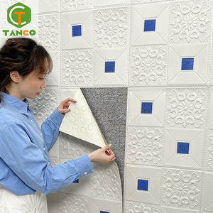 Paneles de Pared, Papel Tapiz <span class=keywords><strong>3D</strong></span>, Adhesivos de Pared de Espuma <span class=keywords><strong>3D</strong></span> para Decoración del Hogar - Product Image 3
