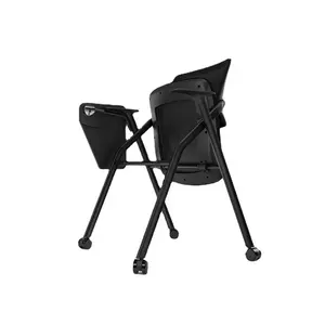 Conference room folding chair modern teaching chair with writing board training chair
