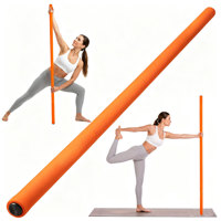 Oolong Disc Stick Fitness pour l'ouverture et l'amélioration de la posture dorsale, long, en acier inoxydable, détachable, pour étirements, yoga et arts martiaux