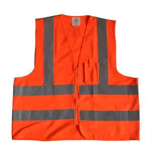 Wholesale custom printing logo courier rider rain waistcoat restaurant corporate uniform reflective work vest