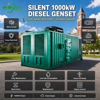 Groupe électrogène diesel conteneurisé Cummins 1000 kW, démarrage automatique ATS, surveillance à distance, fonctionnement en parallèle pour centre de données et site distant