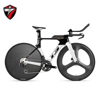 Vélo de triathlon TT léger en fibre de carbone, les câbles sont entièrement intégrés, adapté aux compétitions de triathlon professionnelles