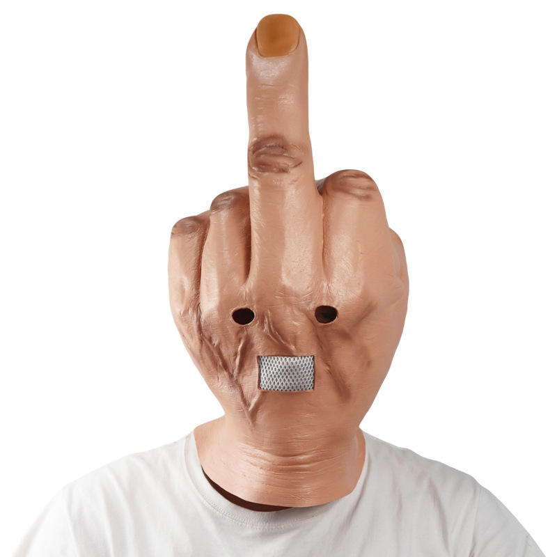 Middle finger mask