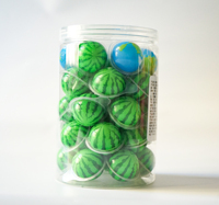 Latest Date Good Taste Halloween Fruit 4D Popping Sugar Soft Halal Sweets Gummy Eyeballs Candy