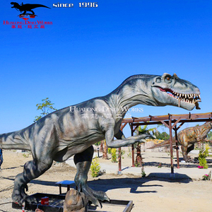 Robot mécanique réaliste de dinosaure du parc jurassique animé, modèle de dinosaure artificiel en métal pour parc d'aventure pour enfants - Product Image 3