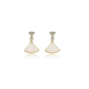 Vintage Premium Unisex Religious Design Stud <b>Earrings</b> with Diamond Trendy <b>Cuff</b> Style Wedding Engagement Anniversary Party Gift - Product Image 1