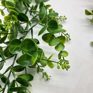 170cm haute qualité inodore feuilles de lierre artificielles plantes vignes suspendus feuilles décoration de mariage plantes artificielles - Product Image 4