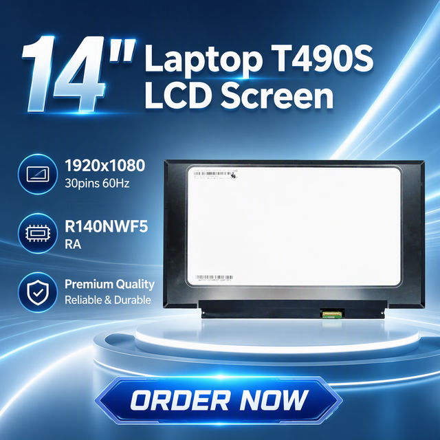 14" Laptop T490 490S LCD Screen R140NWF5 RG R140NWF5 RA LP140WFB-SPK3 LP140WF5 SPJ1 01YN152 FHD 1920x1080 40pins 60Hz Display