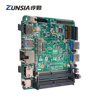 Zunsia Intel 11th Gen Tiger Lake-U Procesador NUC Placa base Dual Lan Placa base para Robots Control Mini PC