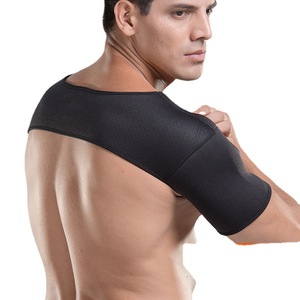 Maschio femmina puro colore carbone di bambù caldo morbido monospalla quattro lati elastico sudore assorbente schiena cinturino protettivo - Product Image 5