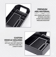 Boîte de rangement pour accoudoir de voiture de luxe moderne avec construction en plastique pour voitures de sport