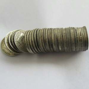 Hele Set Replica Franklin 50 Cent 35 Stuks (1948-1963) Verzilverde Niet-Magnetische Decoratieve Herdenkingsmunten - Product Image 1