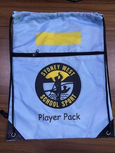 Dây kéo Ba lô túi-cinch bao trẻ em thể thao lưu trữ Polyester Túi quảng cáo cho phòng tập thể dục - Product Image 6