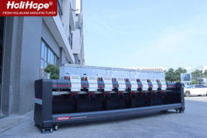 पूर्ण रूप से स्वचालित बड़े पैमाने पर औद्योगिक कम्प्यूटरीकृत कढ़ाई मशीन सर्वश्रेष्ठ फ्लैट कढ़ाई मशीन सर्वश्रेष्ठ फ्लैट कढ़ाई मशीन - Product Image 2