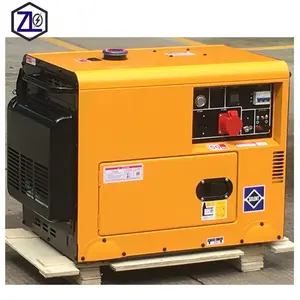 3kw 5kw 6kw 7kw 9kw 10kva small/mini super silent air cooled diesel generator set dc 12v single phase output power generator