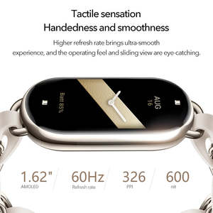 <span class=keywords><strong>Bracelet</strong></span> intelligent original avec écran AMOLED <span class=keywords><strong>Mi</strong></span> <span class=keywords><strong>Band</strong></span> 8 de 1.62 pouces, étanche 5ATM, pour soins de santé, montre intelligente <span class=keywords><strong>Mi</strong></span> <span class=keywords><strong>Band</strong></span> 8 de sport - Product Image 3