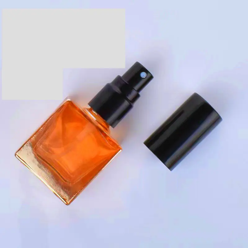 Wholesale Flower Shape 60Ml Luxury Ladies Small Square Spray Perfume Diffuser Glass Bottle 10Ml