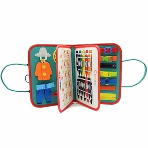 Tableau d'activités Montessori en feutre pour enfants : Apprentissage des compétences de vie, cognition, tri, éducation préscolaire, jouets éducatifs, livre d'activités silencieuses - Product Image 5