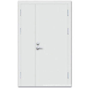 Porte en acier en matériau écologique en plastique bricolage installer des portes coupe-feu résidentielles avec entrée de cage d'escalier à bas prix - Product Image 4