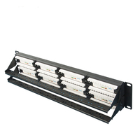 Сетевой пробойник RJ45 24 порта 48 портов UTP Cat5e Cat6 патч-панель
