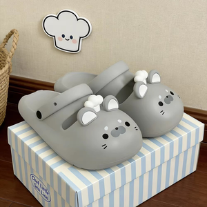 รองเท้าแตะผู้หญิง XIXITIAO ลายการ์ตูน<span class=keywords><strong>สิงโต</strong></span>ทะเลน่ารัก สไตล์แมรี่เจน พื้นหนา กันลื่น ปิดนิ้วเท้า เหมาะสำหรับใส่กลางแจ้ง ทำจากวัสดุ EVA นุ่ม - Product Image 2