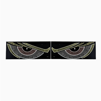 TCYATO Nouvelle lumière d'avertissement LED dynamique Devil Eye Truck Eye, adaptée aux voitures et aux camions, écran Demon Eye