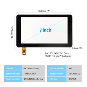 Bình thường Kích thước tùy chỉnh 7 8 9 10.1 13.3 <span class=keywords><strong>15.6</strong></span> inch đa cảm ứng điện dung màn hình cảm ứng bảng điều chỉnh lớp phủ với focaltech goodix ilitek - Product Image 2