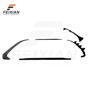 Kit Carrozzeria Completo 2020-2024 per VW <span class=keywords><strong>Golf</strong></span> Mk8 Versione Standard: Labbro Anteriore, Minigonne Laterali, Spoiler Posteriore e Alettone Tetto - Product Image 2