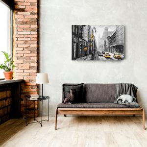 Peinture à l'huile flottante sur toile, vue de rue de <span class=keywords><strong>New</strong></span> <span class=keywords><strong>York</strong></span>, illustration, art mural sur toile de <span class=keywords><strong>New</strong></span> <span class=keywords><strong>York</strong></span>, décoration intérieure, affiche encadrée - Product Image 4