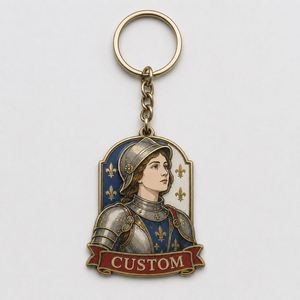 Llaveros Personalizados de Juana de Arco al por Mayor, Cadenas con Retratos Medievales, Regalos de Museo de Figuras Históricas, Souvenir, Porta Llaves - Product Image 3