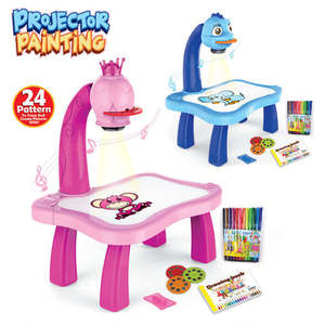 Vente chaude Led <span class=keywords><strong>Projecteur</strong></span> Art Table À <span class=keywords><strong>Dessin</strong></span> Jouets Enfants Peinture Conseil Bureau Arts et Artisanat Projection Éducatif Apprentissage Jouet - Product Image 1