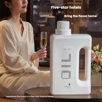 Minyak Esensial Lavender Sandalwood Non-Toksik untuk Tidur Botol Kaca Aroma Tahan Lama Netral Karbon Rumah Bergaya Nordik