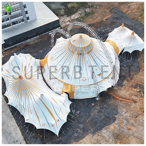 Carpa Excelente de 35m de Diámetro, Redonda, de Tela Oxford, Resistente al Viento, para Exposiciones y Ferias Comerciales en Todas las Estaciones - Product Image 1