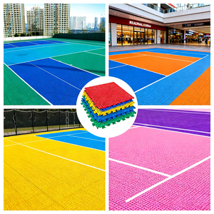 Bền thân thiện với môi chống trượt <span class=keywords><strong>PP</strong></span> nhựa cao su thể thao sàn gạch hấp thụ sốc 1.45cm dày lồng vào nhau thiết kế cho - Product Image 2