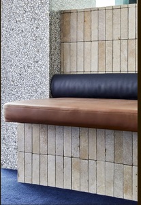 Baldosas de suelo de piedra caliza beige vintage de 10mm de espesor, baldosas de pavimentación de piedra caliza rodante para diseño gráfico de parquet al aire libre - Product Image 4