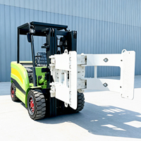 Chariot élévateur électrique robuste de 5 tonnes pour opération multi-shifts avec option de batterie supplémentaire, chariot élévateur industriel haute capacité