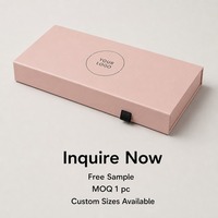 Boîte cadeau à tiroir en gros-grain rose poudré, impression personnalisée, rigide, coulissante, robuste, recyclable, qualité supérieure, vente en gros, directement de l'usine
