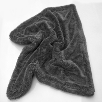 Fournisseur professionnel serviette de séchage en microfibre tordue 1200gsm